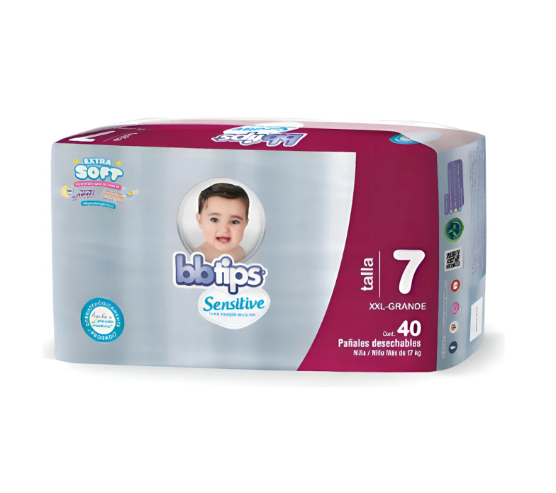 Pañal Bbtips Xxxg Talla 7