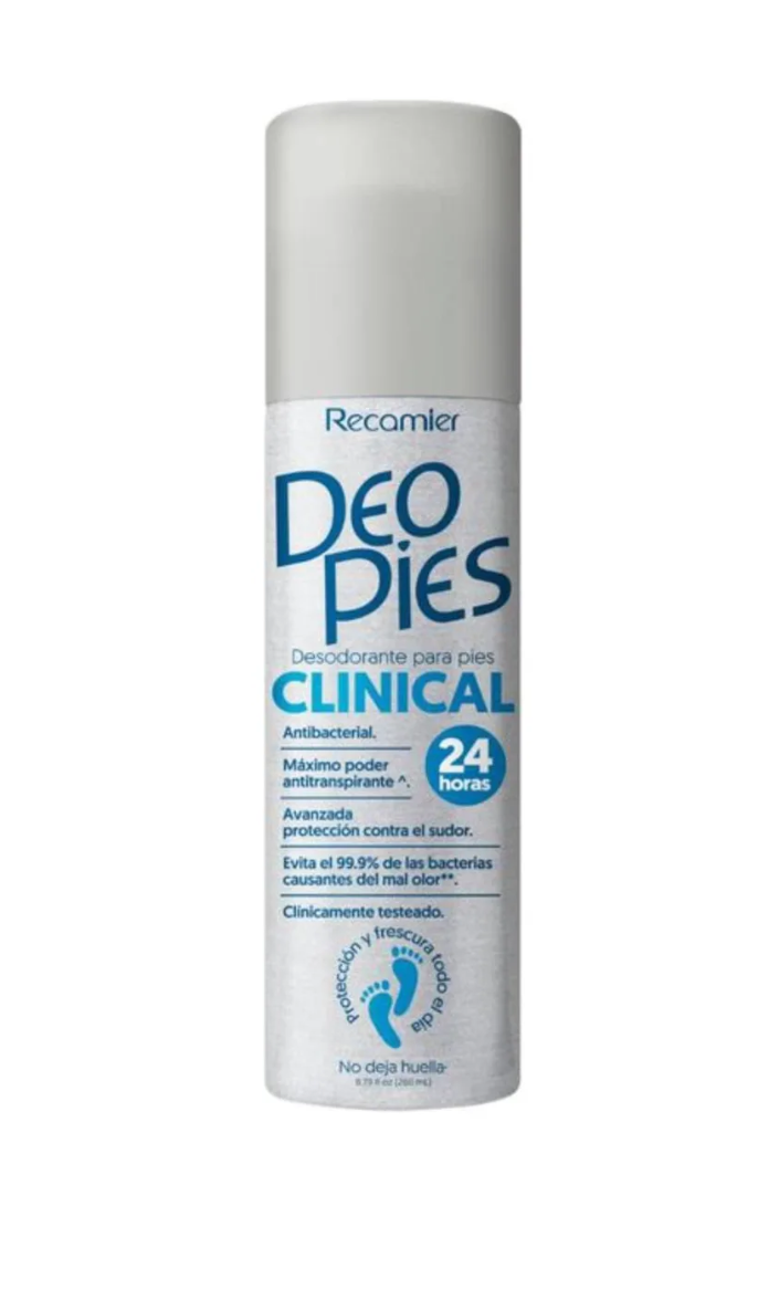 Deo Pies Desodorante Para Pies Spray Clinical 260 Ml