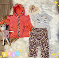 Ropa para Bebe - Conjunto Rosa diseño flores