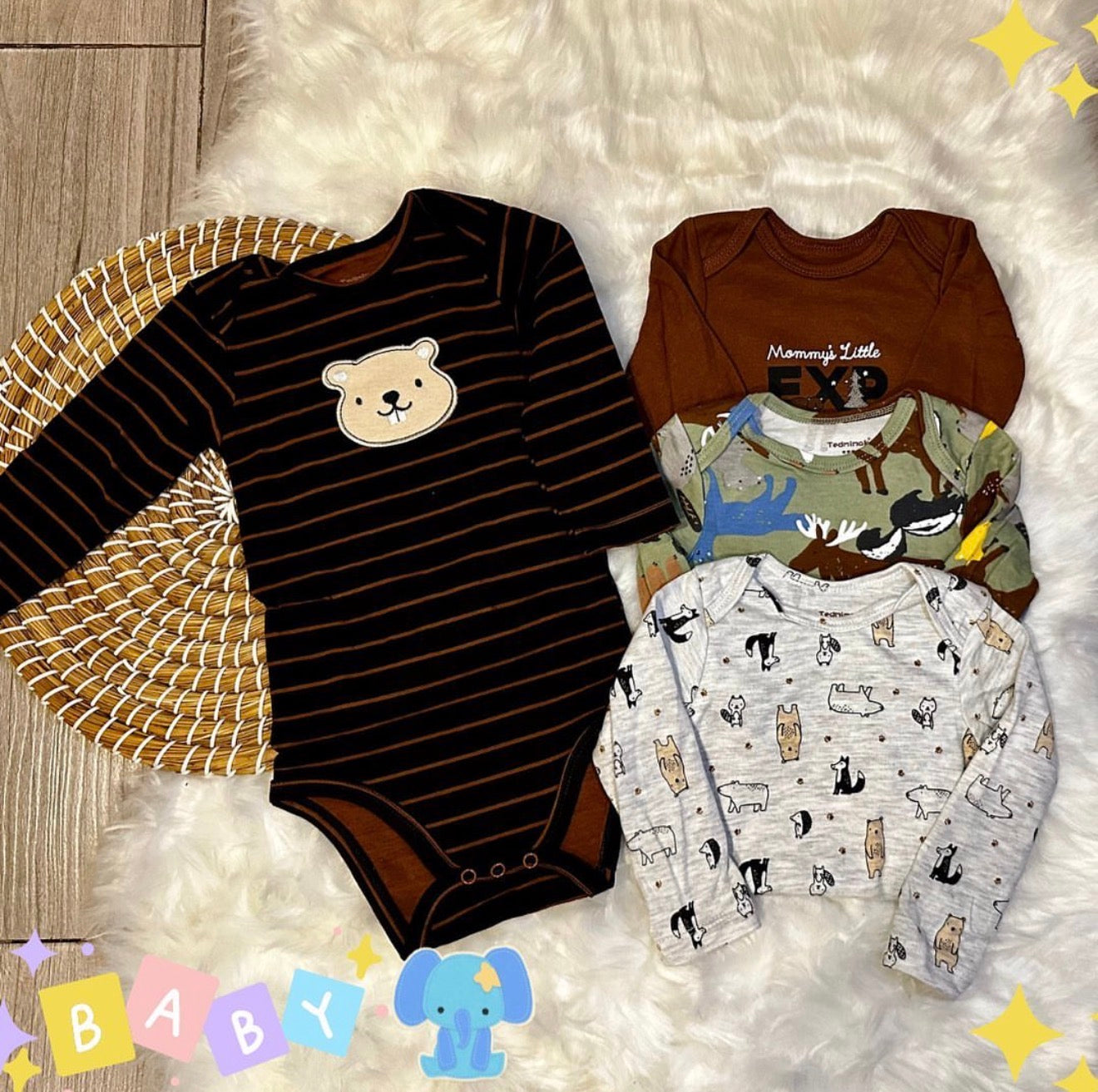 Ropa para Bebe - Set de 4 Bodys